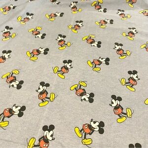 Vintage 90s Disney Mickey Mouse Twin Flat Sheet WestPoint Stevens